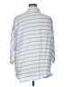 Chico's Stripes Blue 3/4 Sleeve Button-Down Shirt Size XL (3) - photo 2
