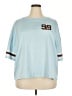 Cult 100% Polyester Blue 3/4 Sleeve Top Size 3X - photo 1