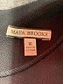 Maya Brooke Solid Black Cocktail Dress Size 16 - photo 7