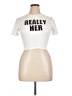 Shein Ivory Short Sleeve T-Shirt Size XL - photo 1
