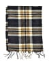 D&Y 100% Acrylic Plaid Gray Blue Scarf One size - photo 2