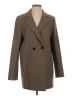 Belle & Bloom Tweed Brown Wool Coat Size S - photo 1