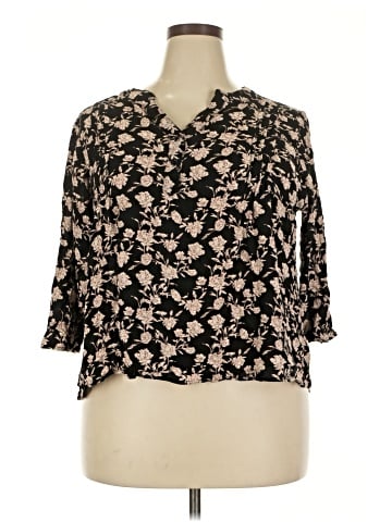 Monday Fun 3/4 Sleeve Blouse (view 1)
