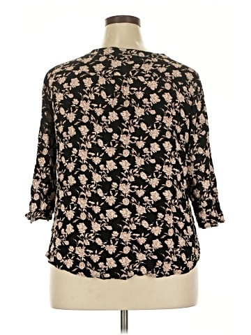 Monday Fun 3/4 Sleeve Blouse (view 2)