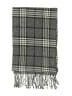 John Ashford 100% Acrylic Plaid Gray Scarf One size - photo 2