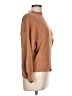 Line & Dot Solid Tan Turtleneck Sweater Size L - photo 4