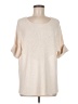 Repeat Cashmere Ivory Short Sleeve Top Size M - photo 1