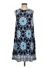 B-Design Paisley Blue Casual Dress Size XS - photo 1
