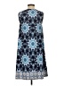 B-Design Paisley Blue Casual Dress Size XS - photo 2