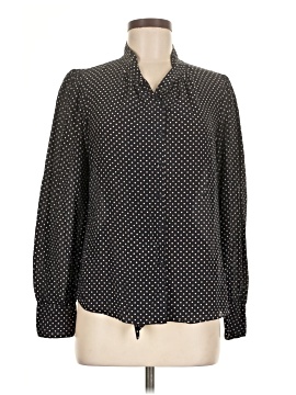 Rebecca Taylor Long Sleeve Silk Top