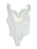 H&M Stripes Ivory One Piece Swimsuit Size XL - photo 2
