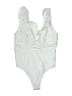 H&M Stripes Ivory One Piece Swimsuit Size XL - photo 1