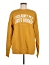 Assorted Brands 100% Cotton Yellow Sweatshirt Size M - photo 1