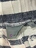 Athleta 100% Linen Stripes Gray Board Shorts Size 4 - photo 3