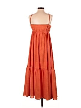 strapless open back dress Sparkly Orange Sequins Mermaid Long Prom Dress