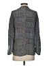 Tolani 100% Silk Gray 3/4 Sleeve Silk Top Size S - photo 2