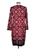Studio One Print Burgundy Casual Dress Size L - photo 2