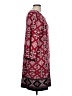 Studio One Print Burgundy Casual Dress Size L - photo 4