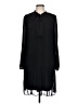 DKNY 100% Polyester Black Casual Dress Size 12 - photo 1