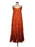 Rhode Paisley Orange Casual Dress Size M - photo 1