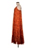 Rhode Paisley Orange Casual Dress Size M - photo 5