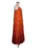 Rhode Paisley Orange Casual Dress Size M - photo 4