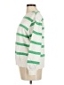 M&S Collection Stripes Green White Pullover Sweater Size M - photo 5