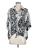 Sanctuary 100% Rayon Paisley Silver Short Sleeve Blouse Size M - photo 1