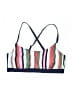 Unbranded Stripes Blue Swimsuit Top Size S (estimated) - photo 1
