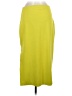 Express Solid Yellow Casual Skirt Size M - photo 2