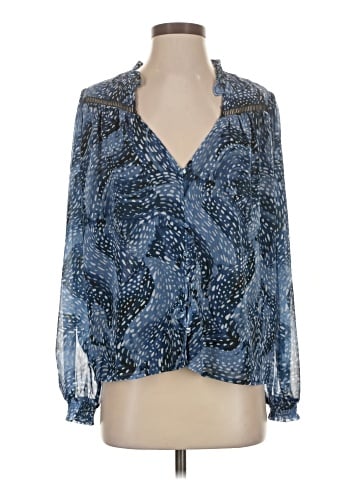 Aqua 3/4 Sleeve Blouse (view 1)