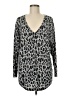 Joie Animal Print Silver Pullover Sweater Size M - photo 1
