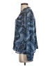 Aqua 100% Polyester Blue 3/4 Sleeve Blouse Size S - photo 5