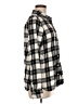 Old Navy 100% Cotton Plaid Black Long Sleeve Button-Down Shirt Size M (tall) - photo 4