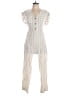 Monteau Stripes Ivory Jumpsuit Size L - photo 1