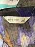 Nine West 100% Polyester Purple Long Sleeve Blouse Size L - photo 7
