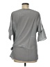 Gold Hawk Gray 3/4 Sleeve Blouse Size M - photo 2