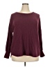 Maurices Burgundy Long Sleeve Top Size 20 (2) - photo 1