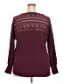 Maurices Burgundy Long Sleeve Top Size 20 (2) - photo 2