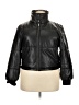 By Anthropologie 100% Polyester Solid Black Jacket Size 2X (estimated) - photo 1
