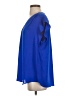 Chaus 100% Polyester Blue Short Sleeve Blouse Size S (estimated) - photo 5