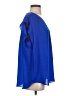 Chaus 100% Polyester Blue Short Sleeve Blouse Size S (estimated) - photo 4