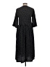 Assorted Brands 100% Polyester Polka Dots Black Blue Casual Dress Size S (estimated) - photo 2