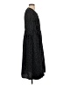 Assorted Brands 100% Polyester Polka Dots Black Blue Casual Dress Size S (estimated) - photo 4