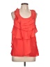 Karlie 100% Polyester Orange Sleeveless Blouse Size L - photo 1