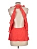 Karlie 100% Polyester Orange Sleeveless Blouse Size L - photo 2