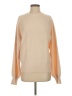 DemyLee Color Block Tan Turtleneck Sweater Size S - photo 1