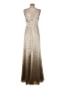 Birdy Grey 100% Polyester Metallic Silver Cocktail Dress Size S - photo 2