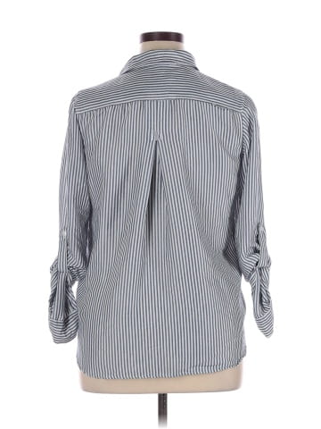 Velvet Heart 3/4 Sleeve Button-Down Shirt (view 2)