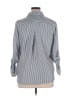 Velvet Heart Stripes Silver 3/4 Sleeve Button-Down Shirt Size L - photo 2